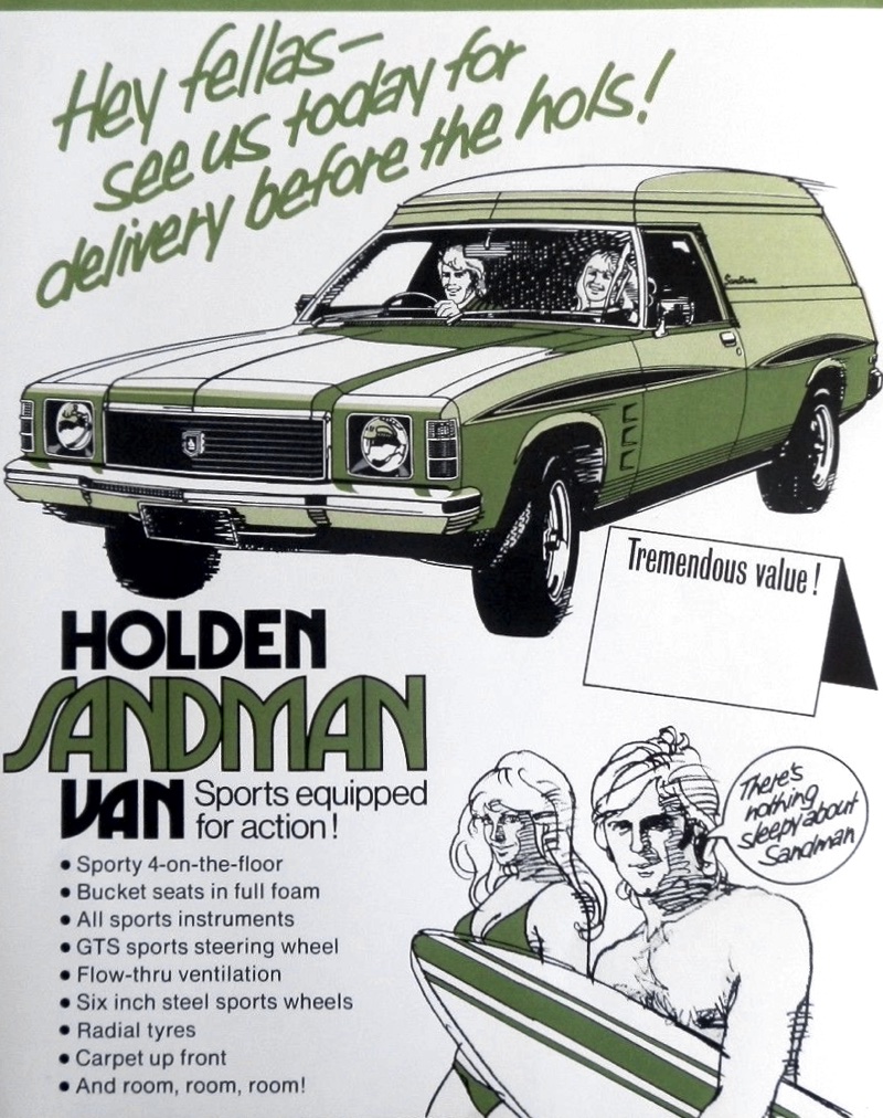 1975 Holden HJ Sandman Van